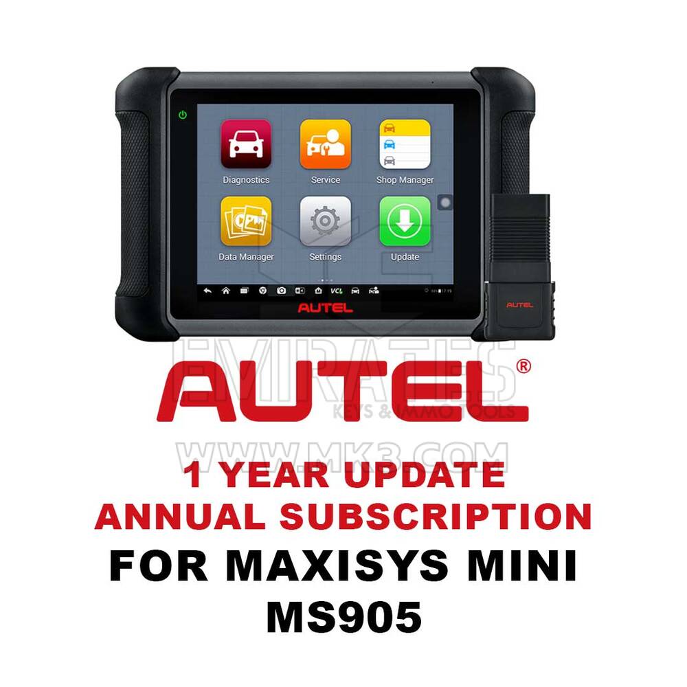 Autel - اشتراك تحديث لمدة عام واحد لـ Maxisys Mini MS905