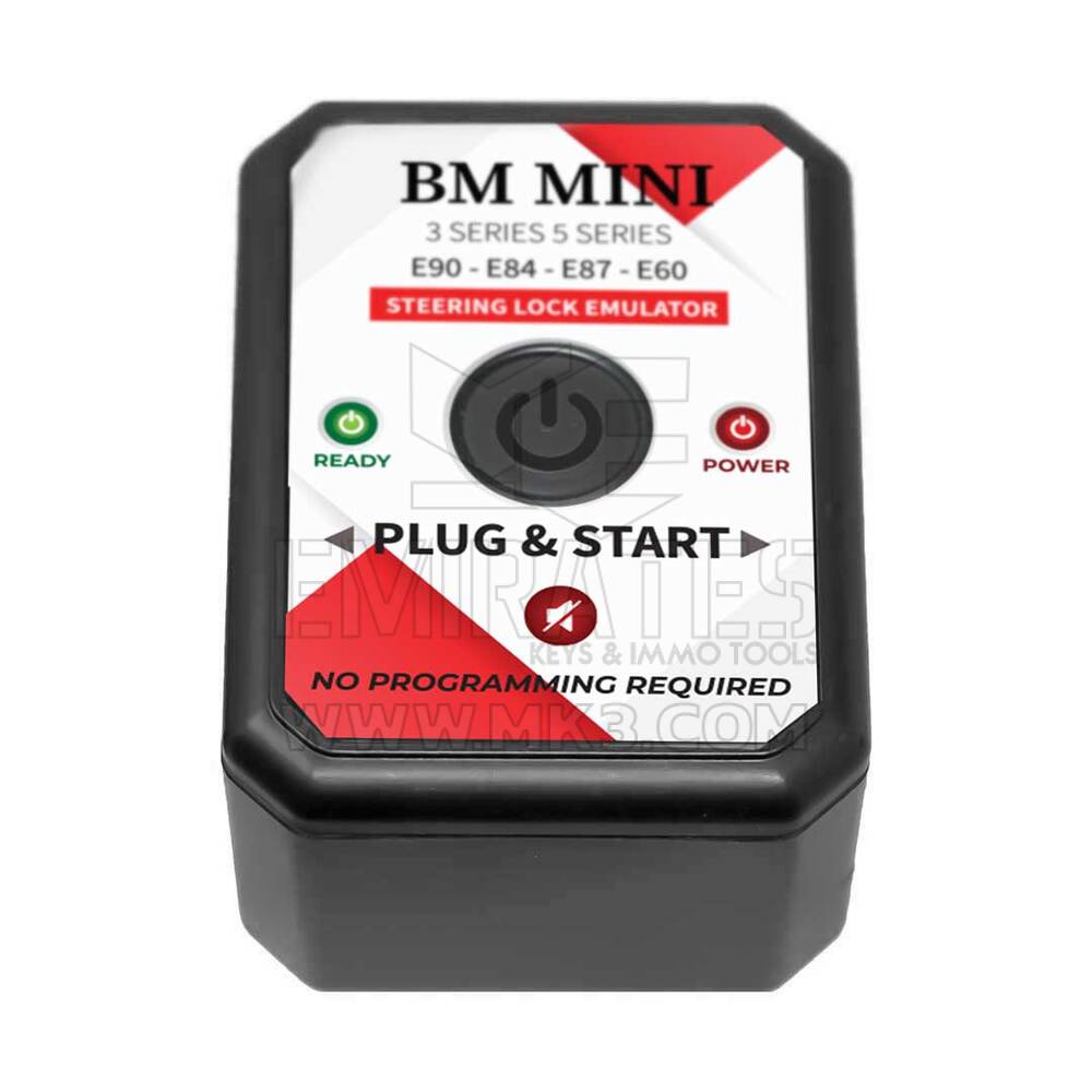 BMW Mini Cooper E60 - E84 - E87 - E90 3 Series 5 Series ELV ESL Steering Lock Emulator Simulator Plug and Start - Emirates Keys Emulators