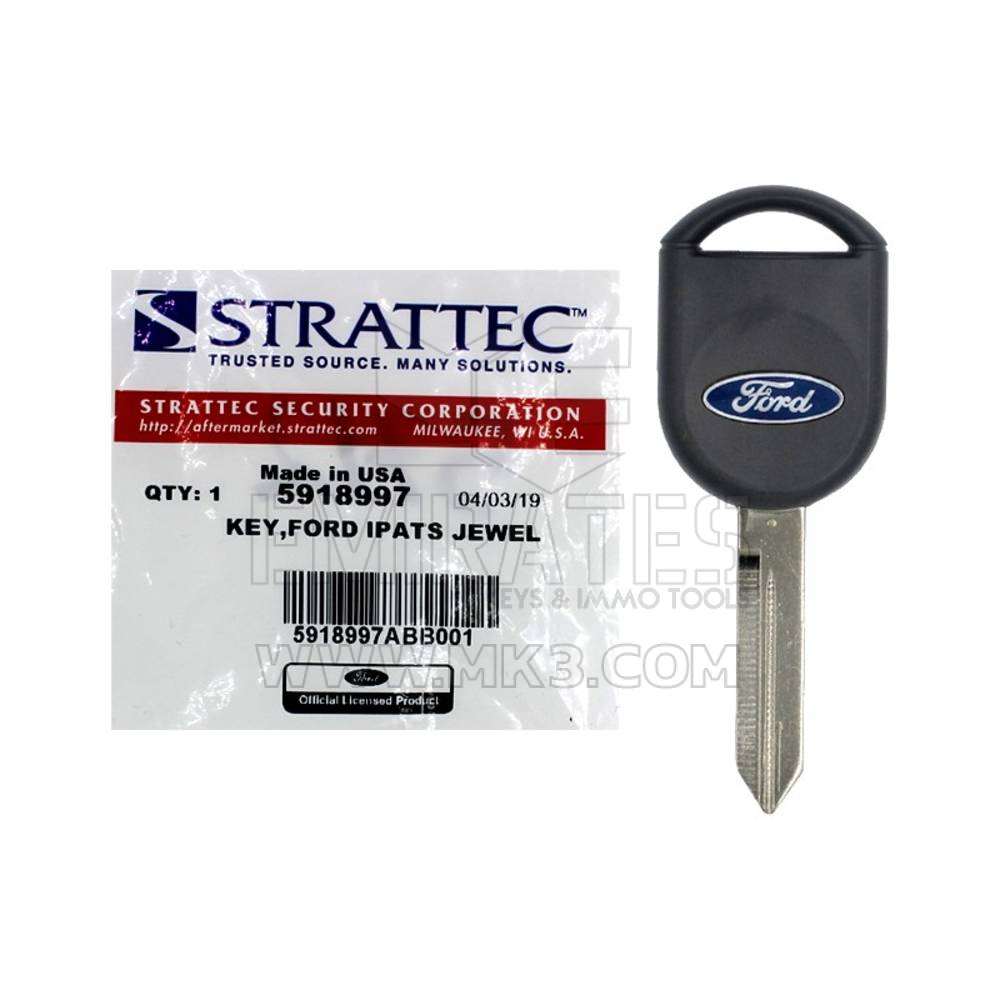 New strattec Ford Transponder Key 4D-63-80 Bit Manufacturer Part Number: 5918997 High Quality Low Price Order Now | Emirates Keys