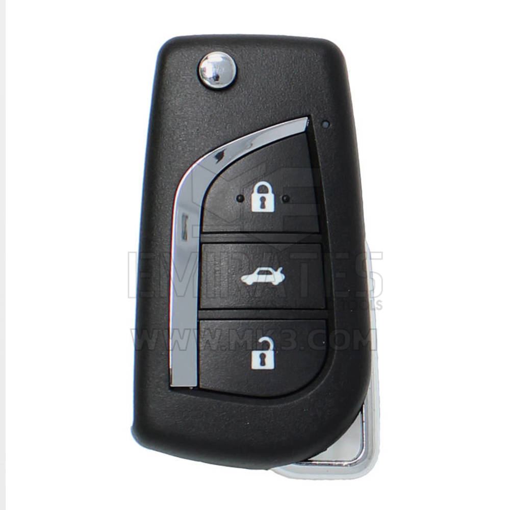 Keydiy KD Универсальный выкидной дистанционный ключ с 3 кнопками Toyota Type B13