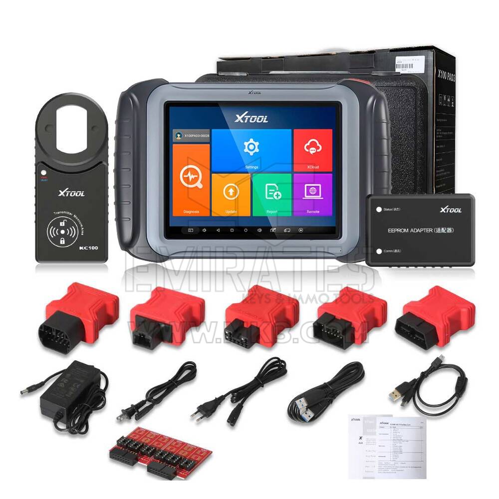 XTOOL X100 PAD Elite Professional Tablet Key Programmer With KC100&EEPROM Adapter | MK3