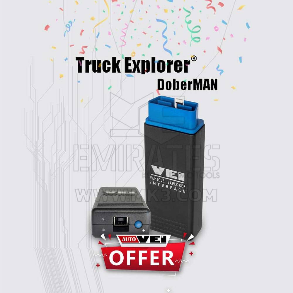 AutoVEI Truck Explorer Device Kit DoberMAN (2023 atualizado)