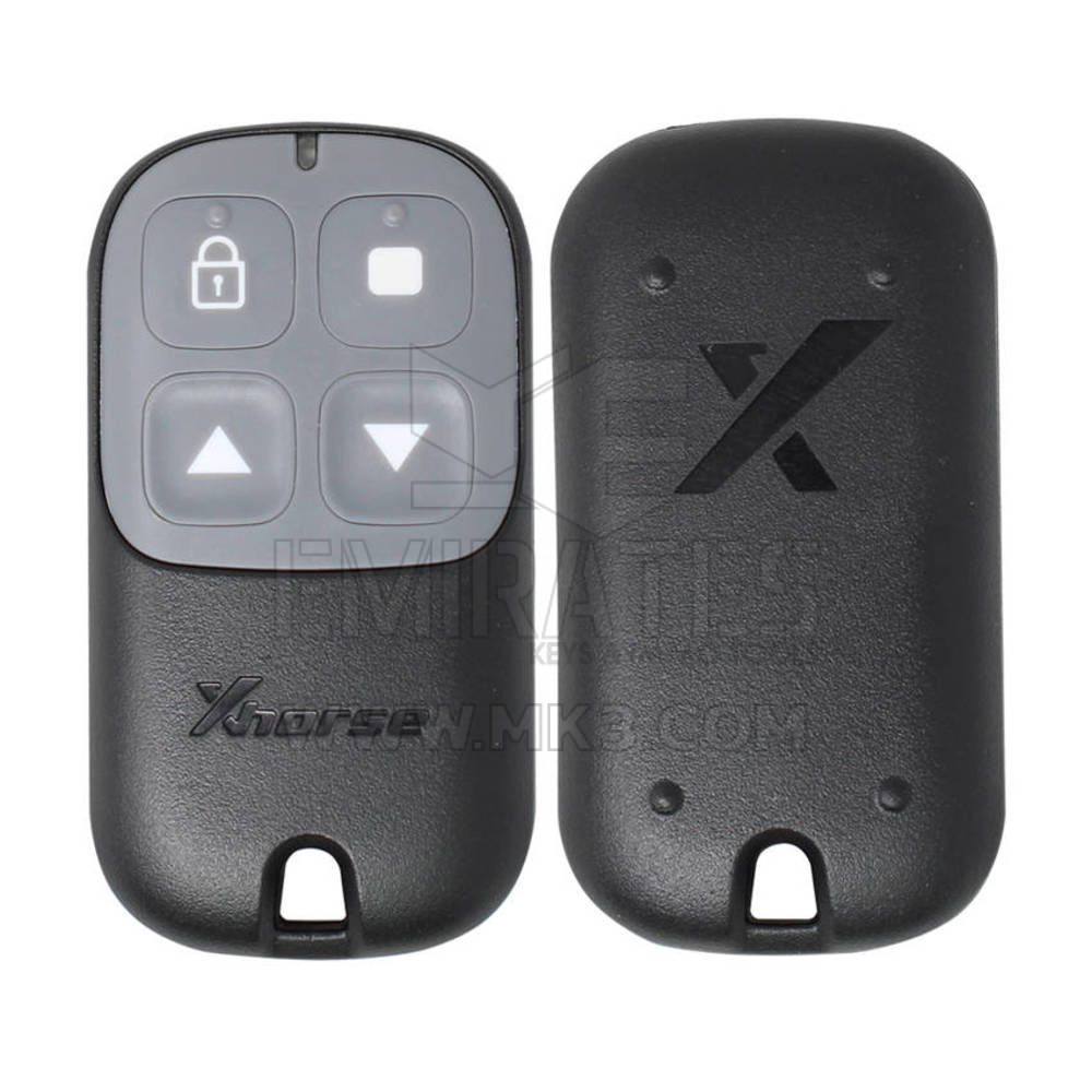 Nova Xhorse VVDI Key Tool Garage Remote Key Garage Door 4 Buttons XKXH03EN compatível com todas as ferramentas VVDI | Emirates Keys