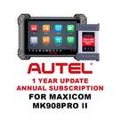 Autel - اشتراك تحديث لمدة عام لـ MaxiCom MK908PRO II