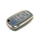 Nueva cubierta Nano de alta calidad del mercado de accesorios para llave remota Lincoln, 4 botones, Color gris, LCN-A11J | Cayos de los Emiratos -| thumbnail