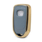 غطاء جلد نانو ذهبي ريموت مفتاح هوندا 4B رمادي HD-A13J4 | MK3 -| thumbnail