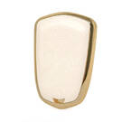 Nano Gold Leather Cover Cadillac Key 4B White CDLC-A13J4 | MK3 -| thumbnail