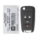 NOVO Chevrolet Malibu Cruze Impala 2013-2014 STARTTEC Genuine/OEM Flip Remote Key 4 Buttons 433MHz 5912544 Part Transponder | Chaves dos Emirados -| thumbnail