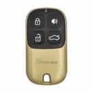 Xhorse VVDI Key Tool VVDI2 Wire Garage Remote Key 4 Botões Golden Type XKXH02EN