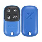 جديد Xhorse Vvdi Key Tool Vvdi2 Wire Garage Remote Key 4 Button Xkxh01en Blue متوافق مع جميع أدوات VVDI | الإمارات للمفاتيح -| thumbnail