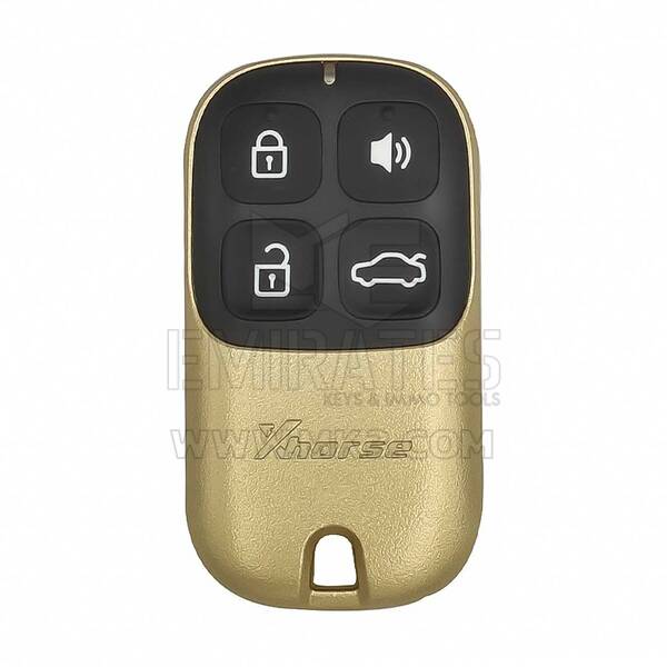 Xhorse VVDI مفتاح أداة VVDI2 سلك المرآب مفتاح بعيد 4 أزرار نوع ذهبي XKXH02EN