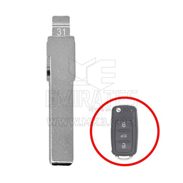 Keydiy KD Xhorse VVDI Universal Flip mando a distancia hoja HU66 Volkswagen