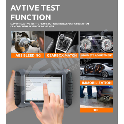 Prend en charge le test actif pour déterminer si un sous-système ou un composant spécifique dans les véhicules fonctionne bien