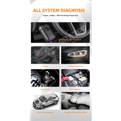 Diagnostic Moteur, Boîte de vitesses, ABS et Airbag