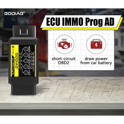 Novo GODIAG ECU IMMO Prog AD GT105 OBD II Break Out Box Conector ECU para técnicos de manutenção de automóveis | Chaves dos Emirados