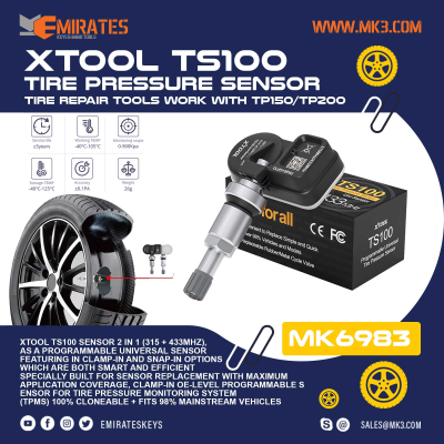 sensor de pressão de pneu xtool-ts100