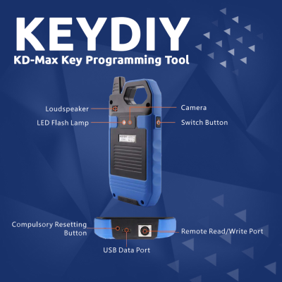 Новый инструмент KEYDIY KD Max Key Programmer KEYDIY — профессиональное многофункциональное смарт-устройство Android с Bluetooth и WIFI | Ключи от Эмирейтс