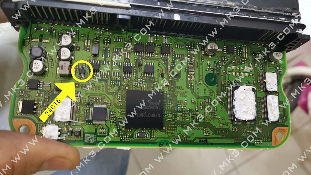 Toyota Corolla 2016 Immo Off Eeprom 24C16 ECM ECU for 2005-2007