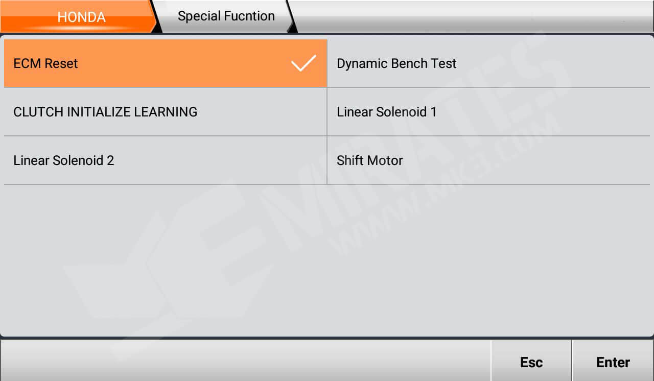 OBDStar MS80 Special Function HONDA