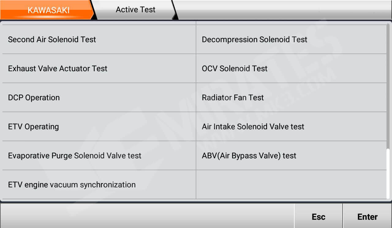OBDStar MS80 Special Function KAWASAKI