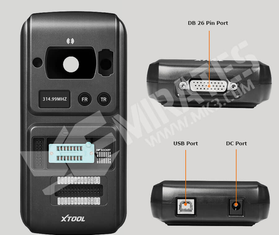 Xtool KC 501 Interface Instruction