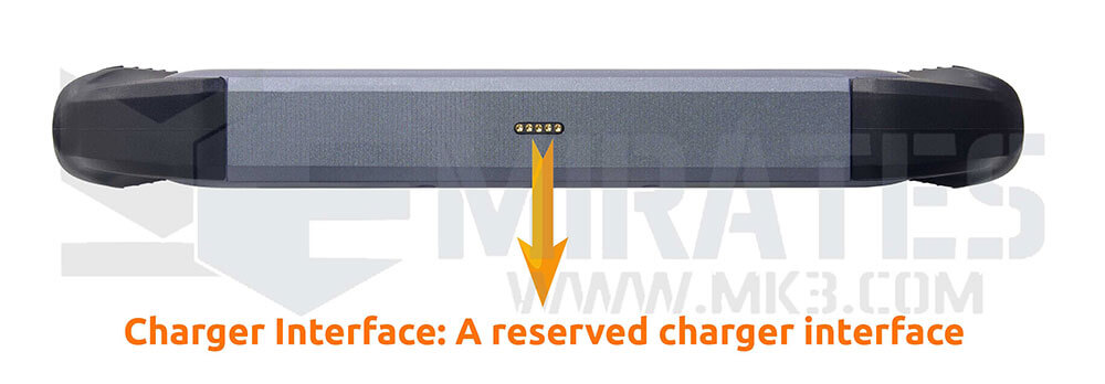 Side View of X100PAD Elite Tablet