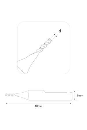 High Quality Best Price End Mill Cutter EW8030-BS7 Carbide 3.0x3.5xD6x40 For Bianchi 994 , Accessories ,Cutter, Parts BUY NOW | Emirates Keys