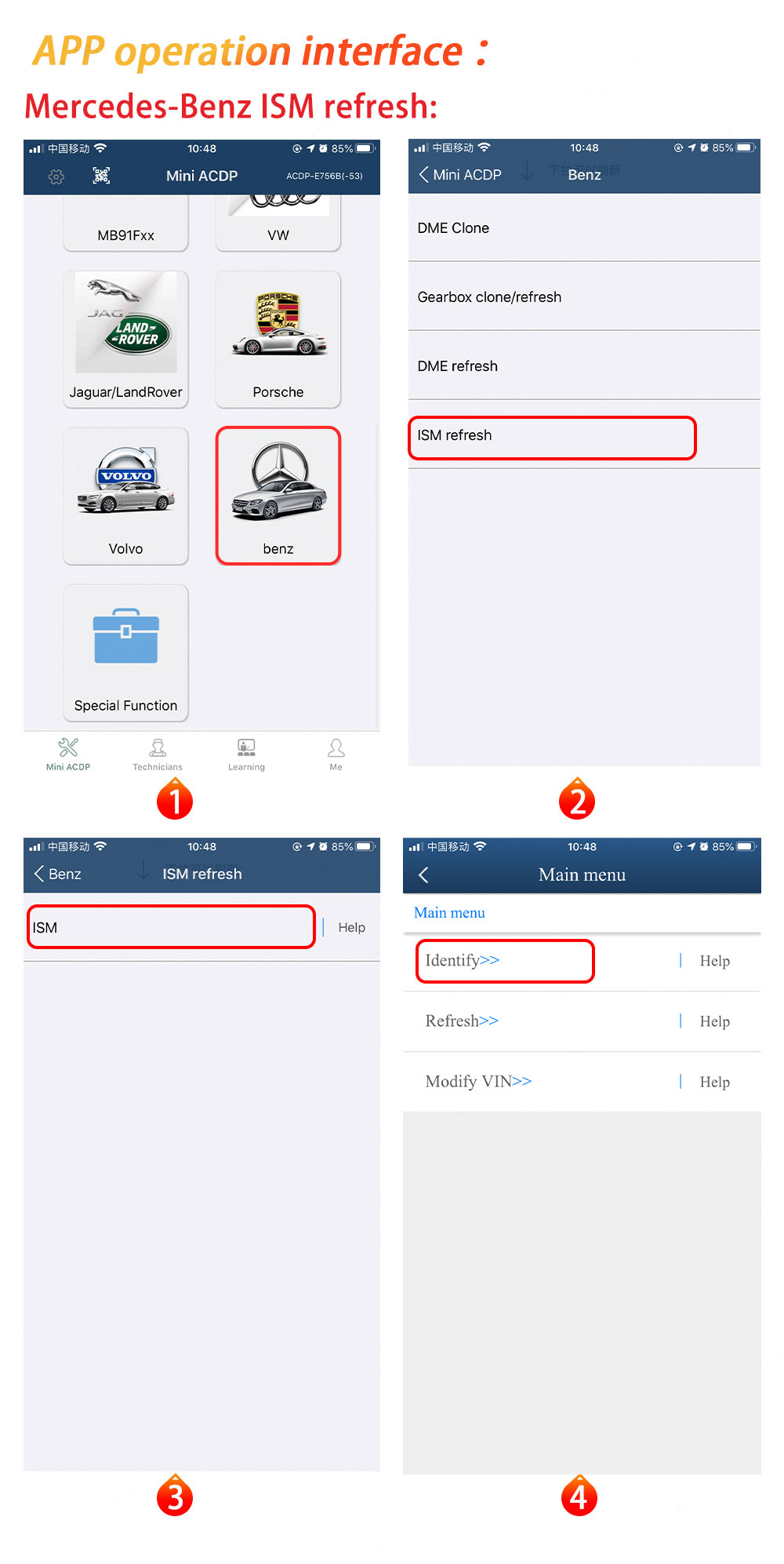 Yanhua Mini ACDP 2 Second Generation Module 18 Mercedes-Benz DME/ISM Refresh Support Mercedes-Benz 271/272/273 etc | Emirates Keys