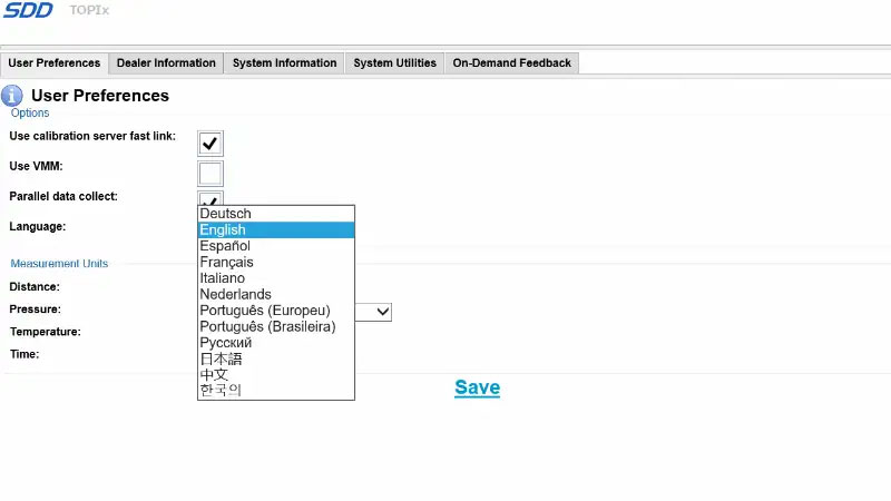 Jlr-SDD-software-language