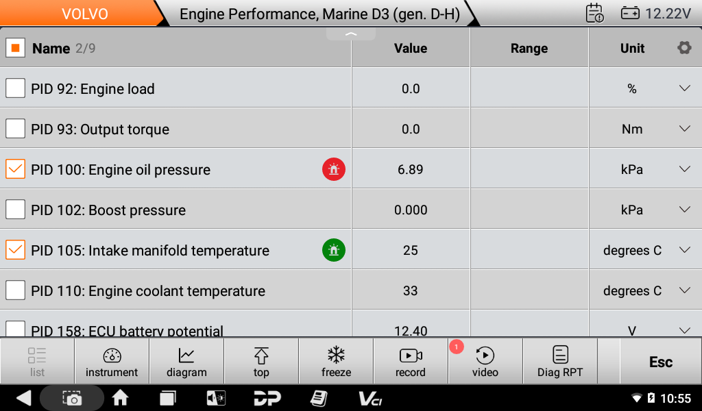 ISCAN PRO VOLVO (MARINE) ISCAN PRO VOLVO (MARINE)