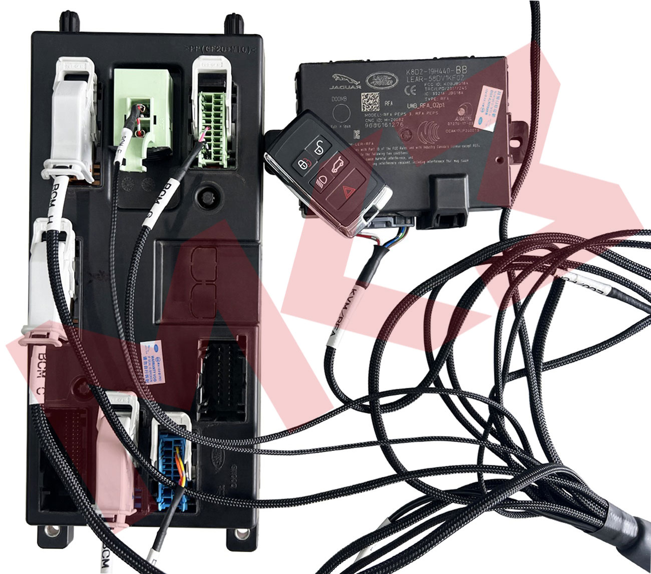 Land Rover Jaguar Comform Module BCM Keyless Entry Control Module KVM RFA module Test Platform | Emirates Keys