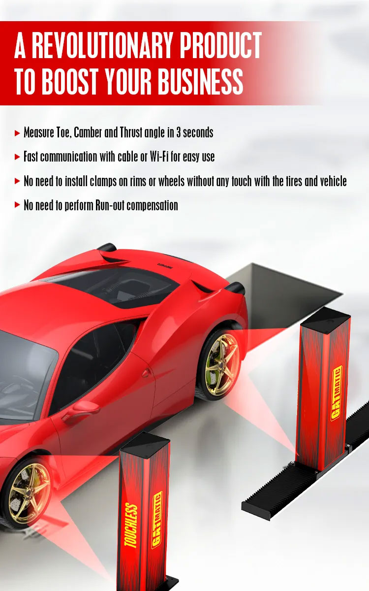 GA800 ProB Touchless wheel aligner Detail (2)