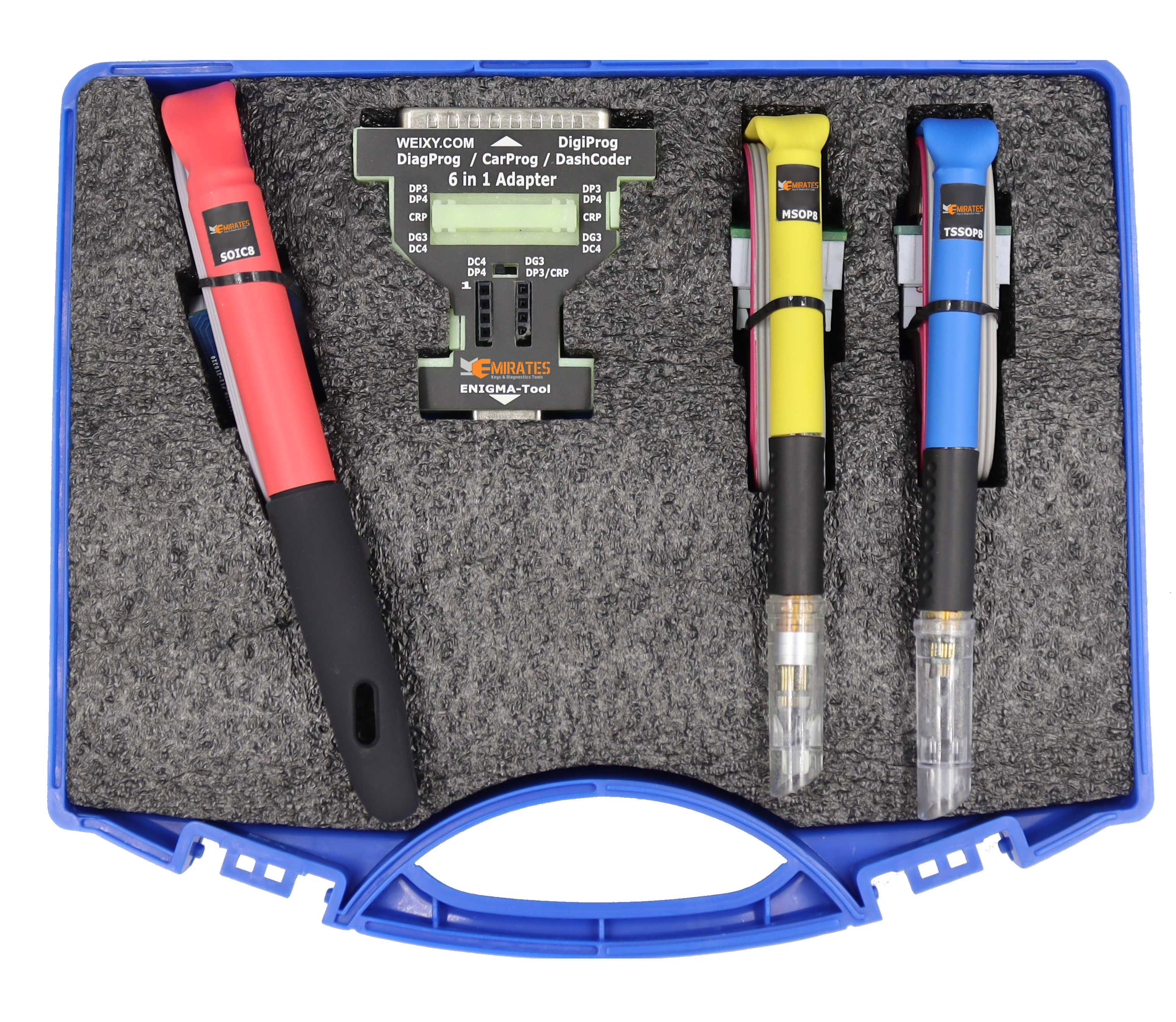 New Aftermarket Pogo pin clip adapter kit for SOIC8 MSOP8 TSSOP8 eeprom chips Compatible with: Digiprog , Enigma, VVDI, Orange5, iProg | Emirates Keys