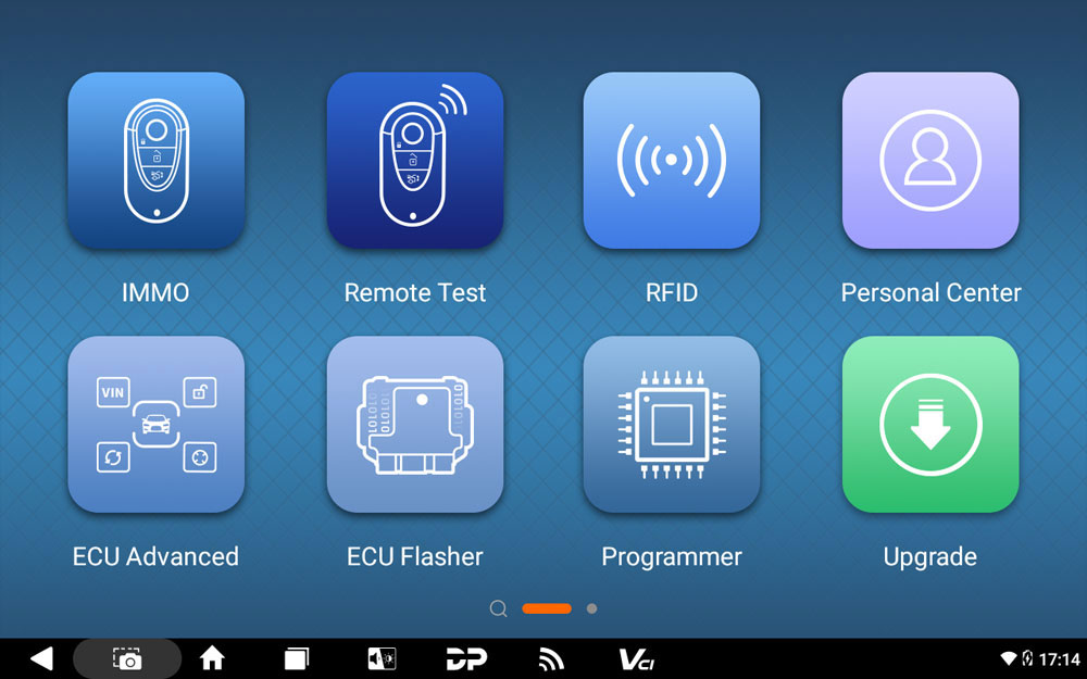 obdstar key master g3 menu 1