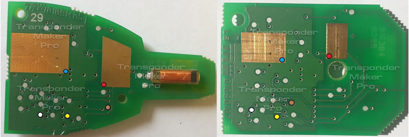 Alfa Romeo 159 remote key connection diagram