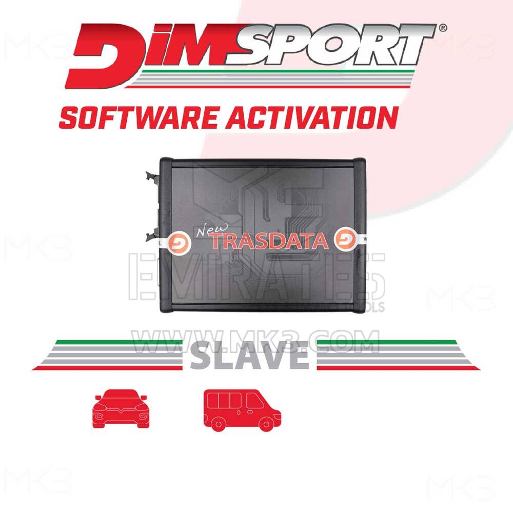 Dimsport - NUOVO TRASDATA SLAVE - AUTO E VEICOLO COMMERCIALE LEGGERO (AV99NT001C) Attivazione