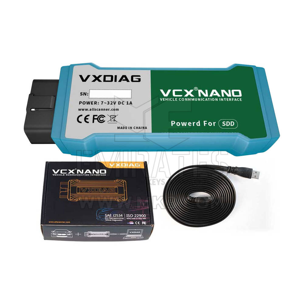 V164 VXDIAG VCX NANO for Land Rover and Jaguar with JLR SDD Software USB  Version