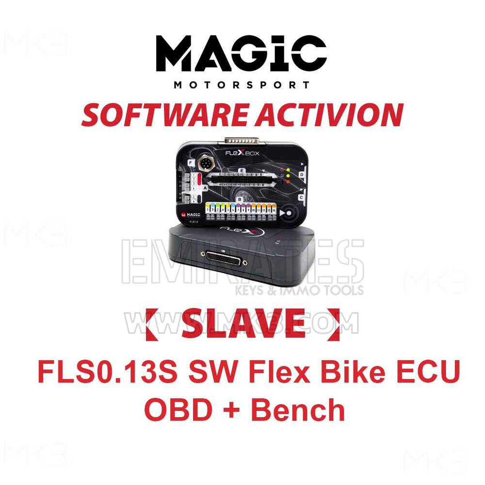 MAGIC FLS0.13S SW Flex Bike ECU OBD + Bench Slave Software Authorization Activation