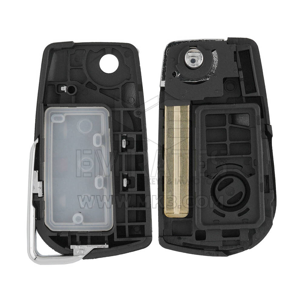 New Aftermarket Toyota 2019 Flip Remote Key Shell 2+1 Buttons Toy48 Blade High Quality Best Price | Emirates Keys