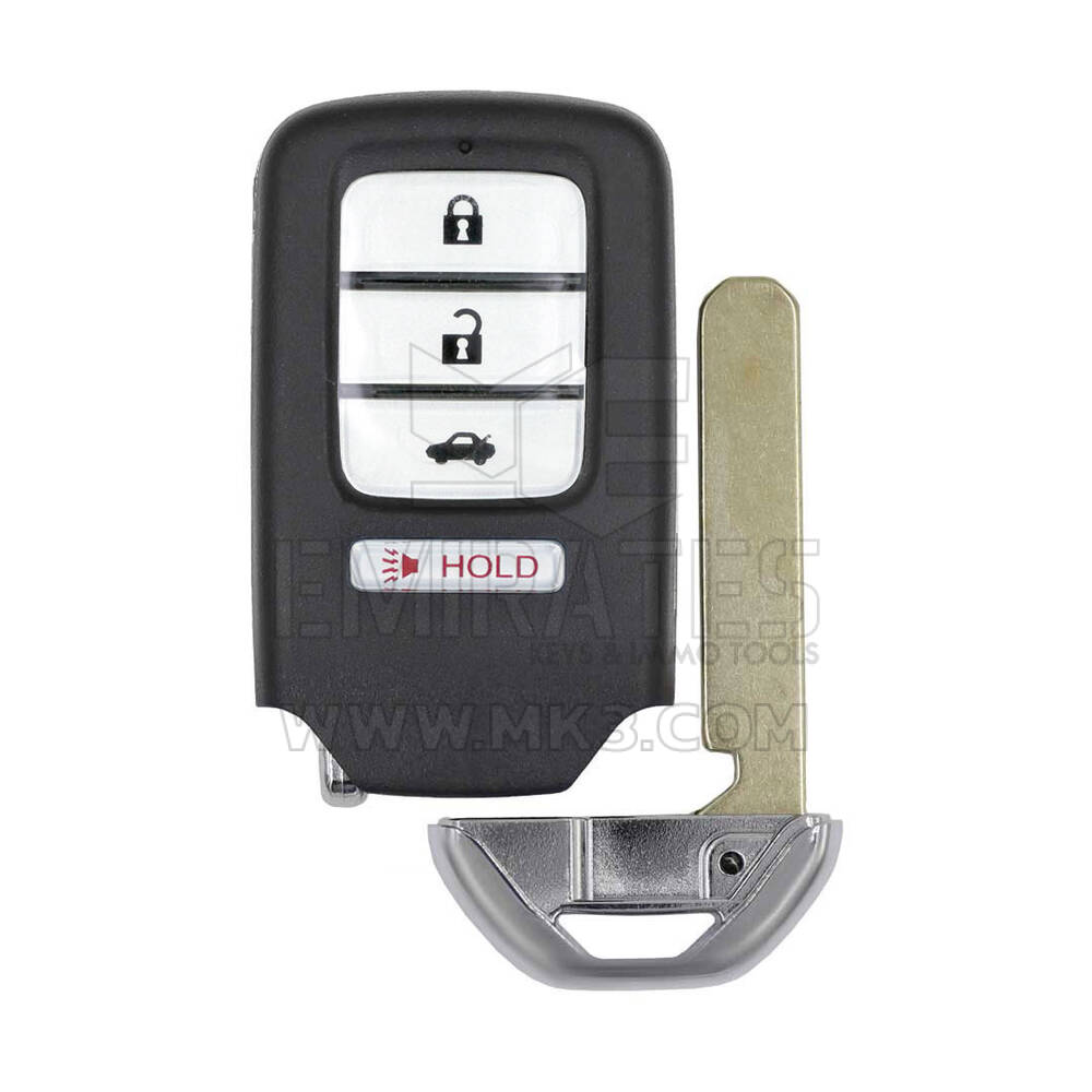 New Aftermarket Honda Smart Remote Key Shell 3+1 Buttons Sedan Trunk High Quality Best Price | Emirates Keys