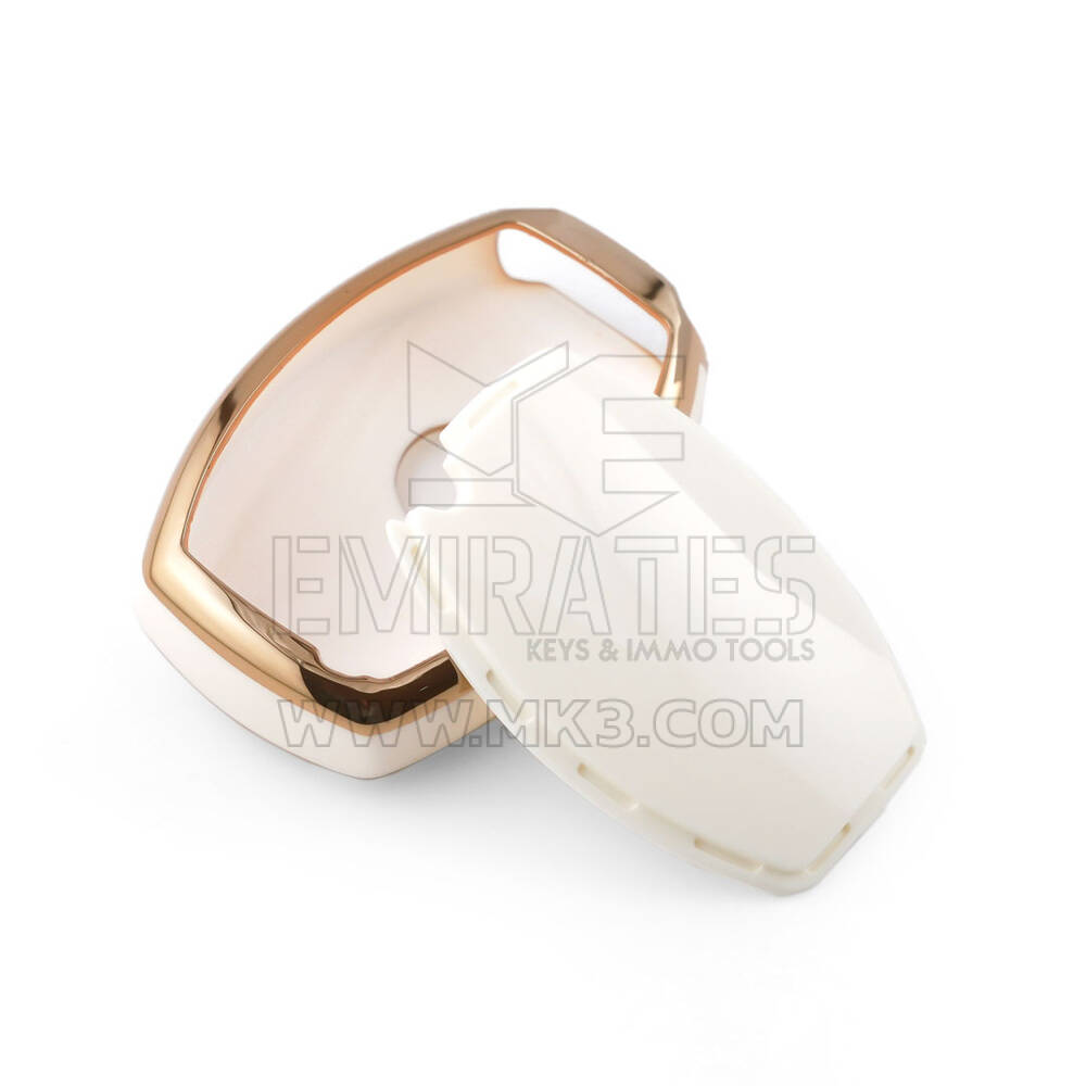 New Aftermarket Nano High Quality Cover For Mercedes Benz Remote Key 2 Buttons White Color Benz-A11J2 | Emirates Keys