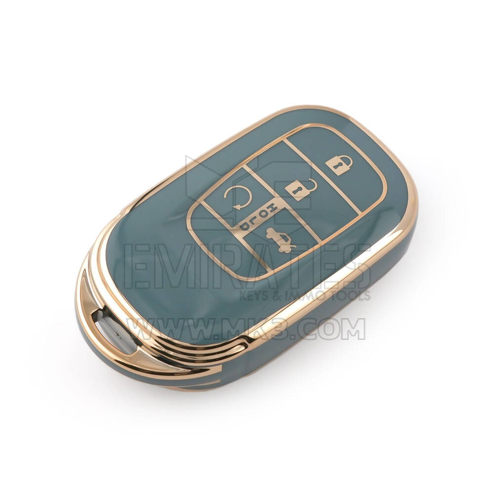 Nova capa nano de reposição de alta qualidade para chave remota honda 4 botões cor cinza HD-G11J4 | Chaves dos Emirados