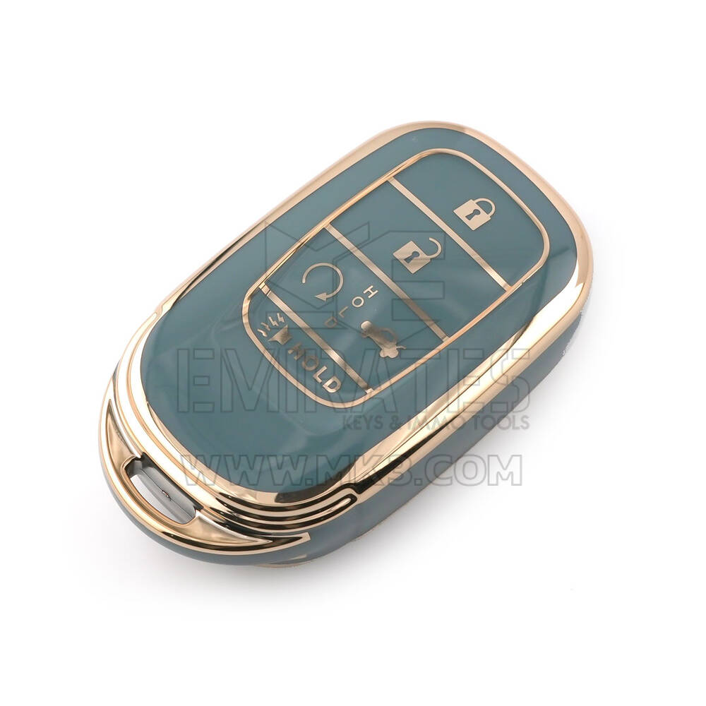 Nova capa nano de reposição de alta qualidade para chave remota honda 5 botões cor cinza HD-G11J5 | Chaves dos Emirados
