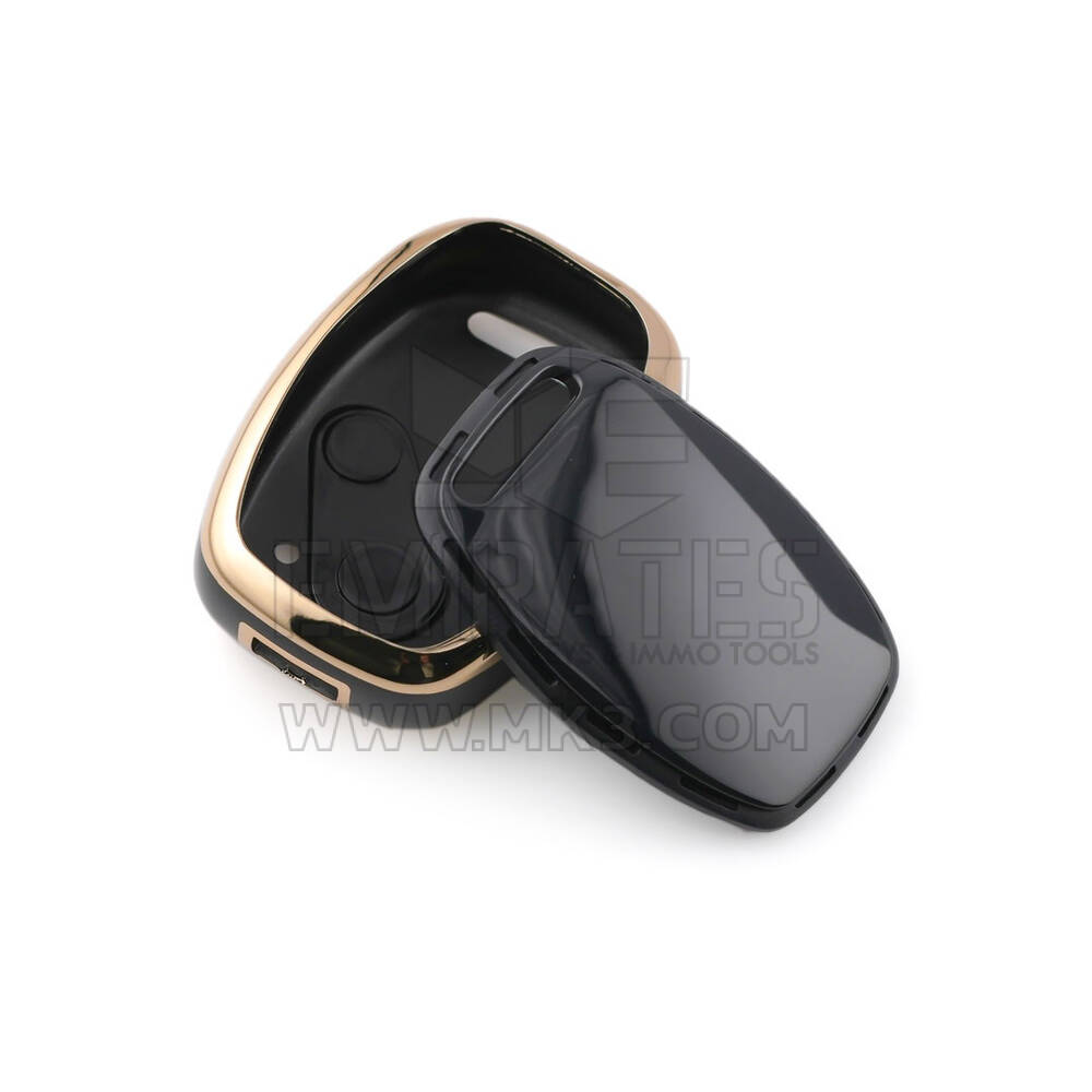 New Aftermarket Nano High Quality Cover For Honda Remote Key 2+1 Buttons Black Color HD-J11J3B | Emirates Keys