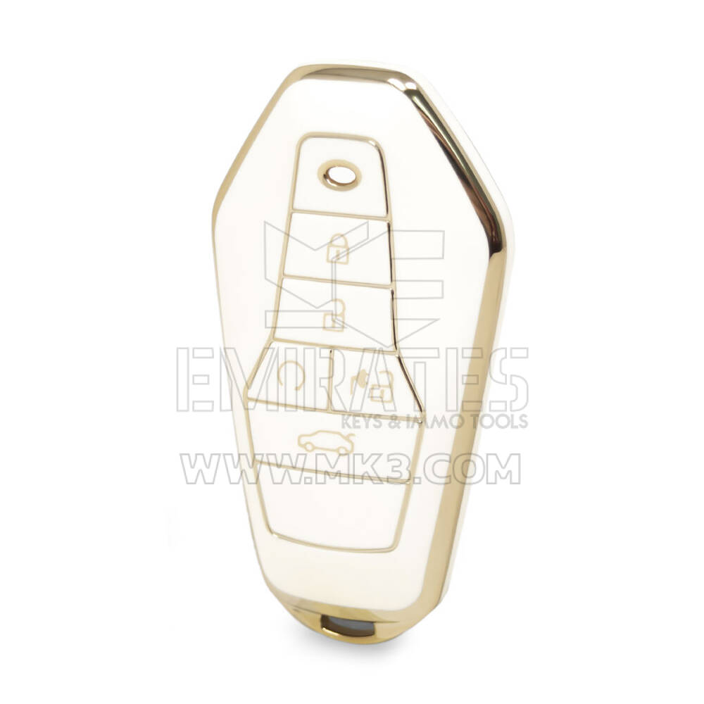 Nano High Quality Cover For Hycan Remote Key 5 Buttons White Color HC-A11J