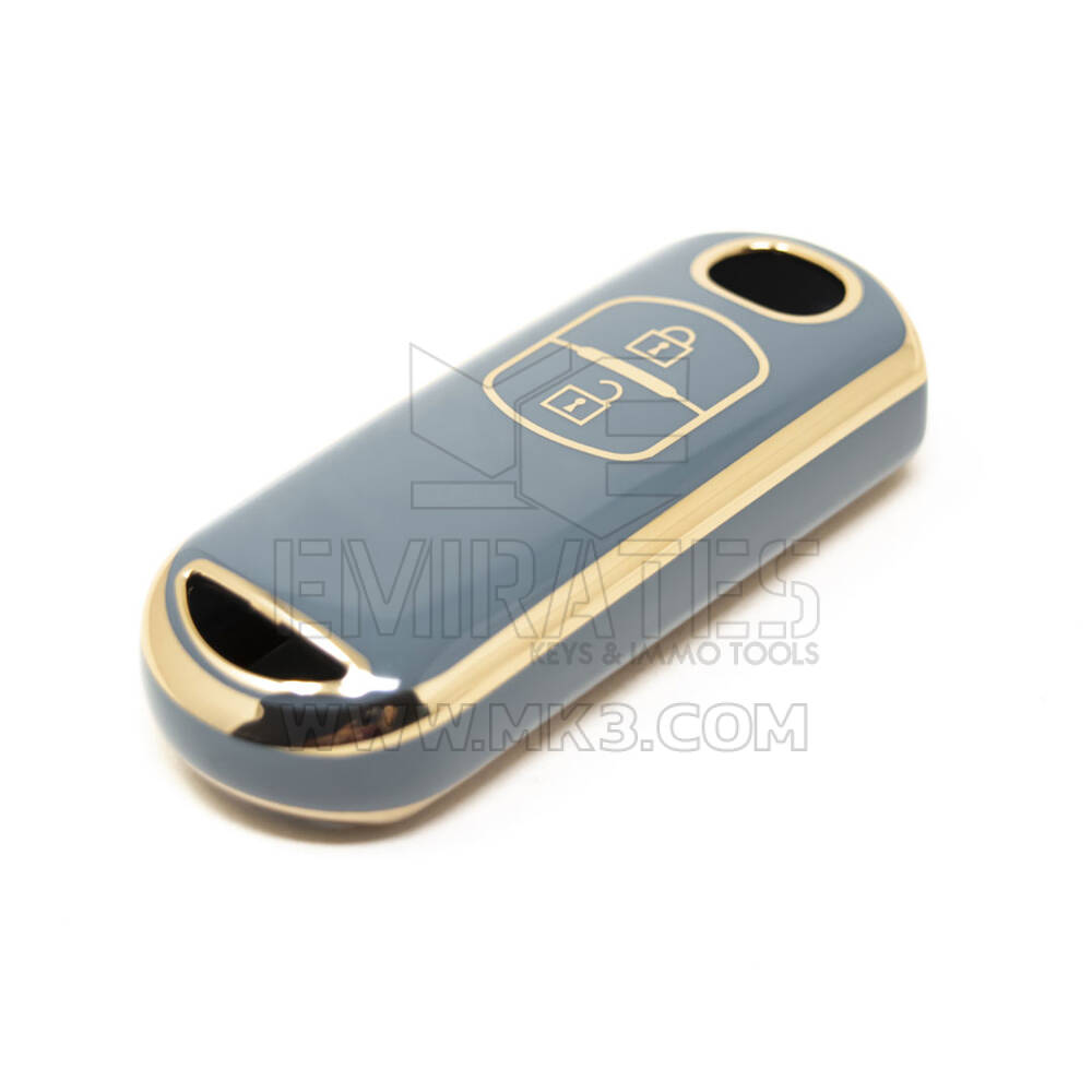 جديد ما بعد البيع نانو غطاء عالي الجودة لمازدا مفتاح بعيد 2 أزرار اللون الرمادي MZD-A11J2 | مفاتيح الإمارات
