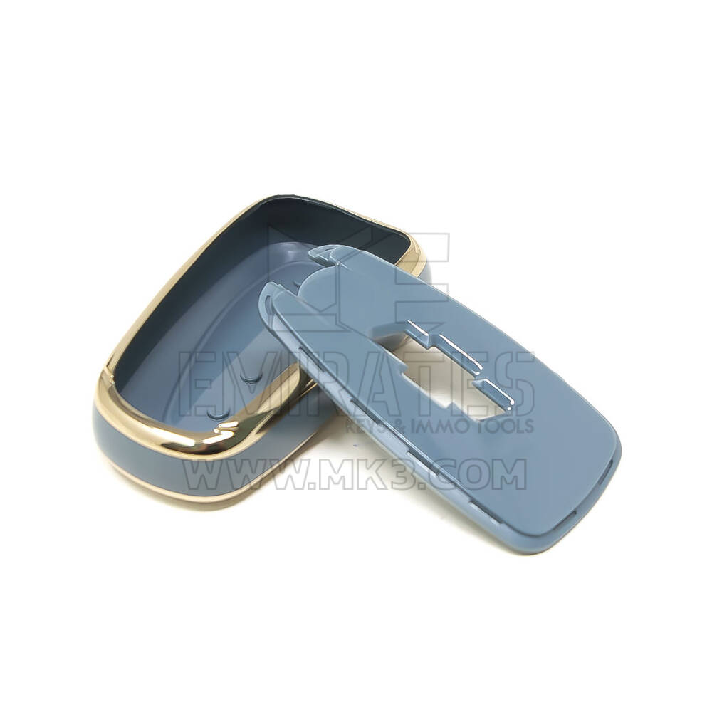 New Aftermarket Nano High Quality Cover For Chevrolet Remote Key 4 Buttons Gray Color CRL-B11J4A | Emirates Keys
