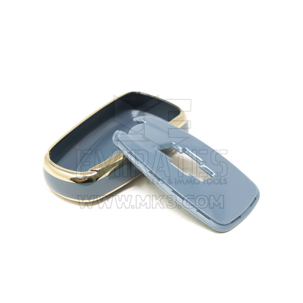 New Aftermarket Nano High Quality Cover For Chevrolet Remote Key 4+1 Buttons Gray Color CRL-B11J5A | Emirates Keys