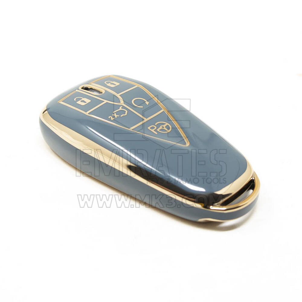 Nueva cubierta Nano de alta calidad del mercado de accesorios para llave remota Changan 5 botones Color gris CA-C11J5 | Cayos de los Emiratos