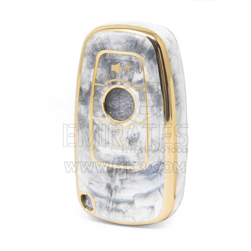 Nano High Quality Marble Cover For Great Wall Remote Key 3 Buttons White Color GW-A12J